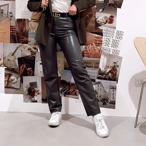 Aritzia Melina Faux Leather Pants